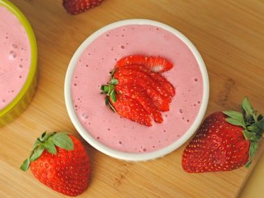 Jahodové smoothie 1
