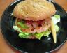Lososový burger