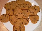 Pomerančové cookies máčené v čokoládě