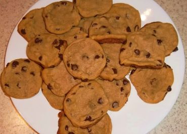 Oříškové a rozinkové cookies