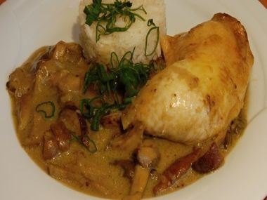 Kuře na hříbkách - můj recept