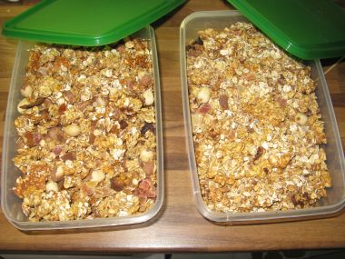 Domácí zapečené müsli