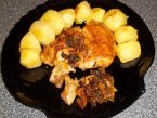 Recept Kuřecí stehna s česnekem