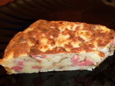 Houbovo bramborová tortilla