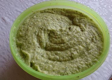 Cuketové pesto