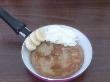 Zdravé banánové palačinky