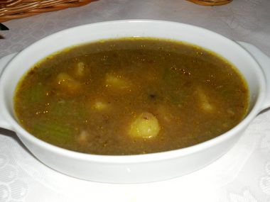Polévka houbová se zeleninou
