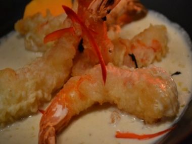 Crevettes à la crème /krevety/