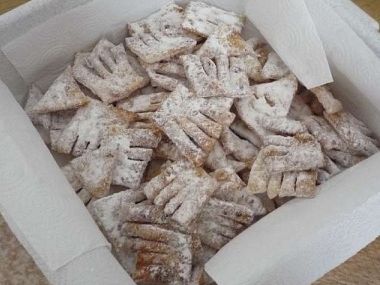 Křehotinky - původní recept kolem r. 1850
