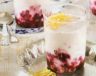Citronovo-borůvková Panna cotta