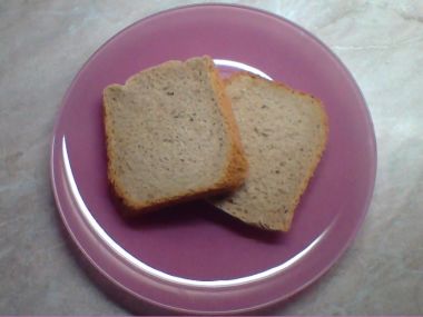 Škvarkový chléb z domácí pekárny
