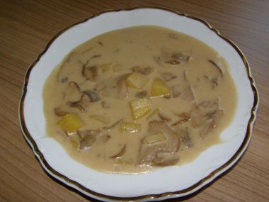 Polévka ze sušených hub podle babičky Mařenky