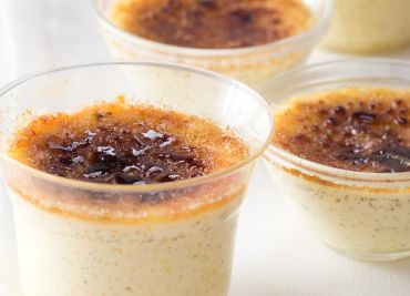 Creme brulee z bílé čokolády