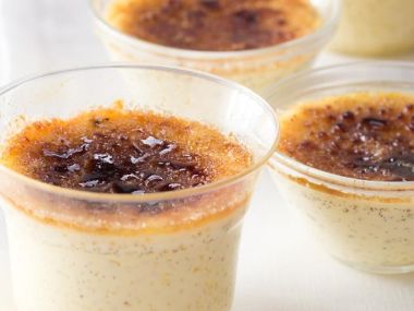 Creme brulee z bílé čokolády