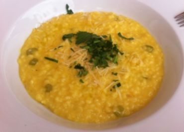 Šafránové risotto s mascarpone