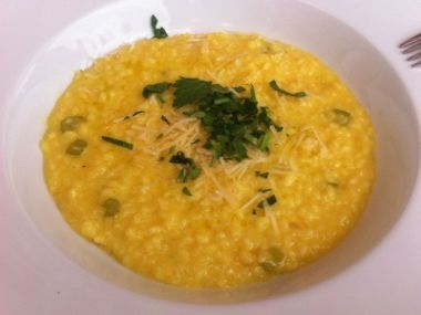 Šafránové risotto s mascarpone