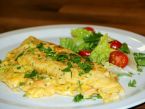Přírodní sladká omeleta-francouzská