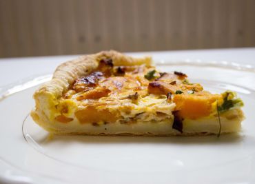 Dýňový quiche