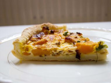 Dýňový quiche