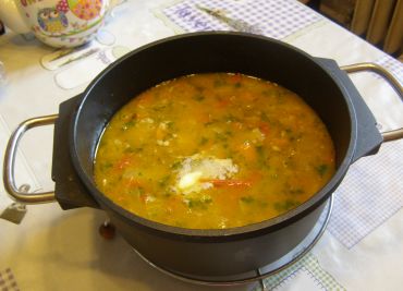 Zeleninová polévka á la Balkán