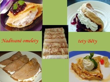 Nadívané omelety tety Běty