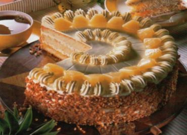 Ananasový dort s griliášovým krémem