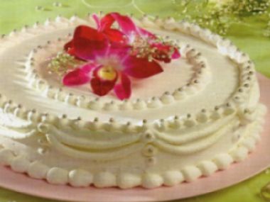 Smetanový svatební dort - bez vážení