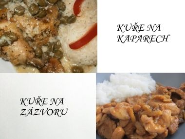 Kuře na kaparech a na zázvoru