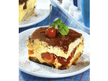 Třešňové tiramisu