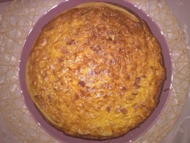 Cibulový quiche se slaninou