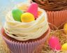 Velikonoční cupcakes s krémem a ganache