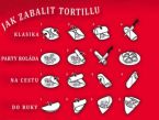 Tortilla ze žitné mouky naslano