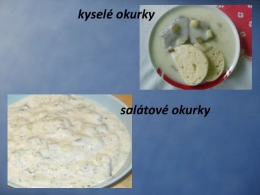 Okurkové omáčky