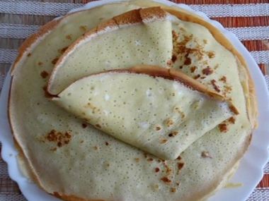 Špenátové palačinky bez zapékání