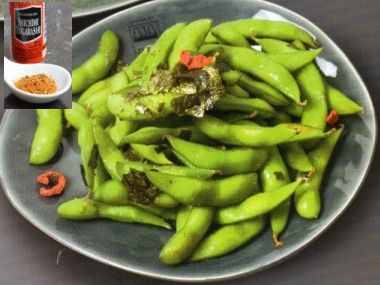 Edamame se Shichimi