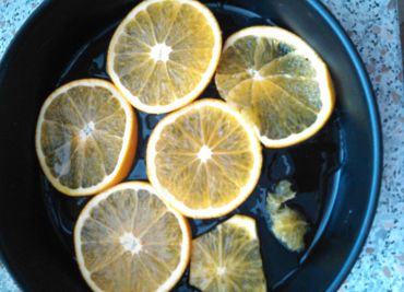 Hřejivý nápoj z pomeranče