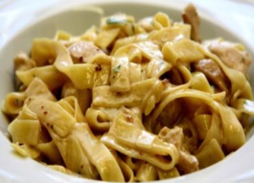 Smetanové Fettuccine