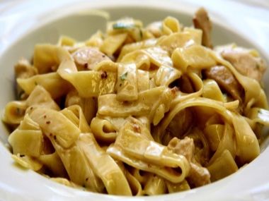 Smetanové Fettuccine