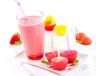 Dětský melounovo-jahodový shake a smoothie nanuk
