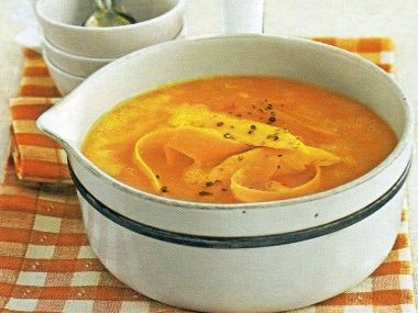 Berounská sváteční mrkvová polévka