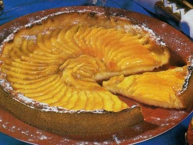 Mangový koláč - snadný recept