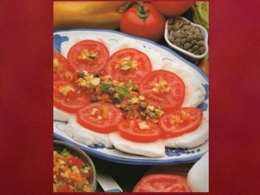 Mozzarella se syrovou zeleninou