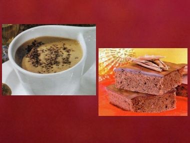 Café Andaluz a čokoládové kostky