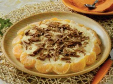 Cheesecake s mandarinkou