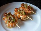 Bruschetta s Kaki a Mozzarellou