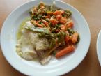 Recept Dušená ryba se zeleninou