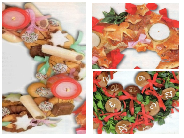 Tři různé Adventní věnce
