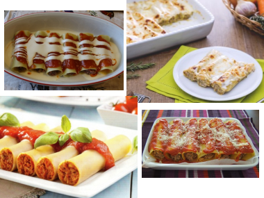 Cannelloni plněné