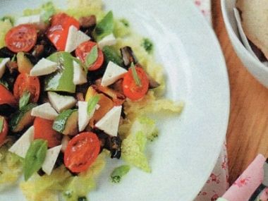 Pečená zelenina + salát