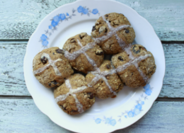 Hot cross buns špaldové